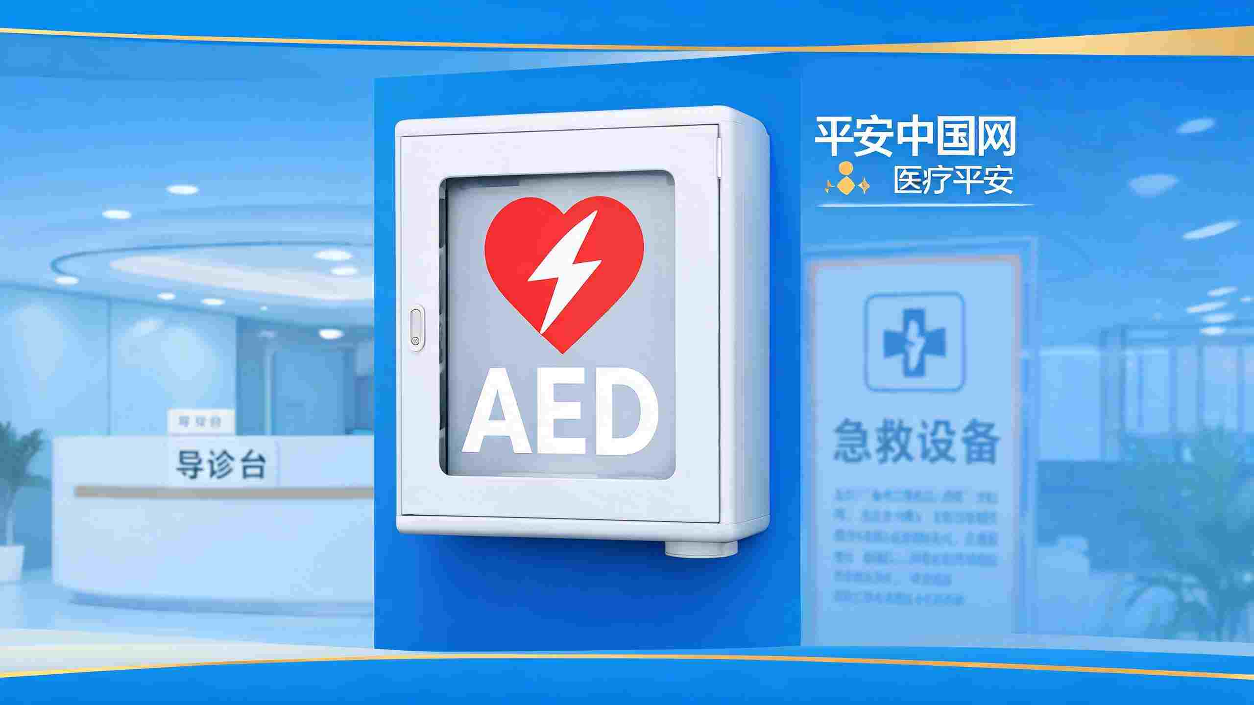 公共场所AED配置如何筑牢医疗急救平安防线