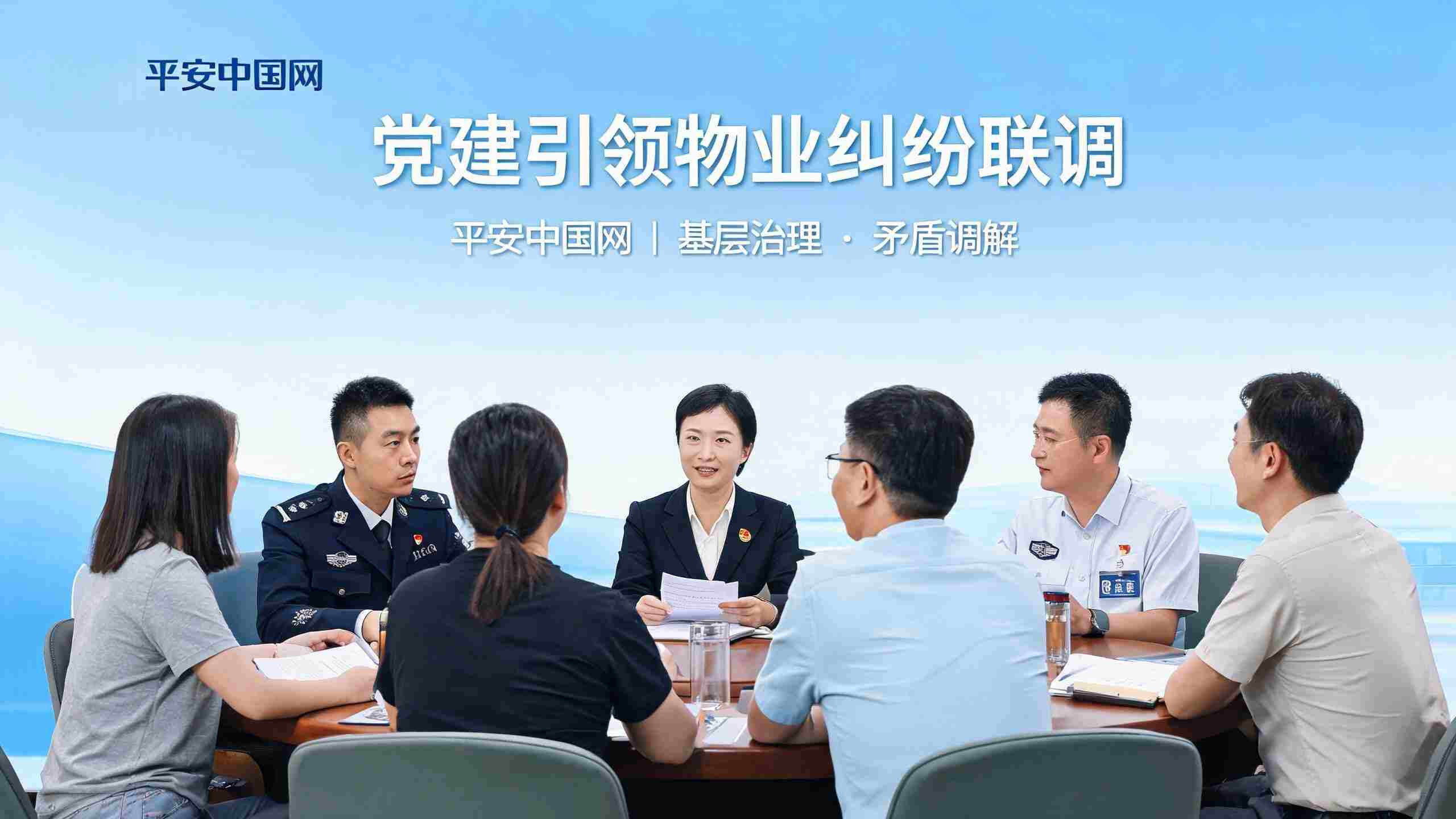 广东阳江平冈法庭党建联建化解物业群体性纠纷